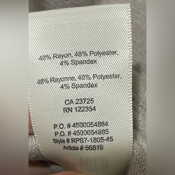 Aritzia Wilfred Free V Neck Long Sleeve Cropped Top Size XS - Picture 4 of 4